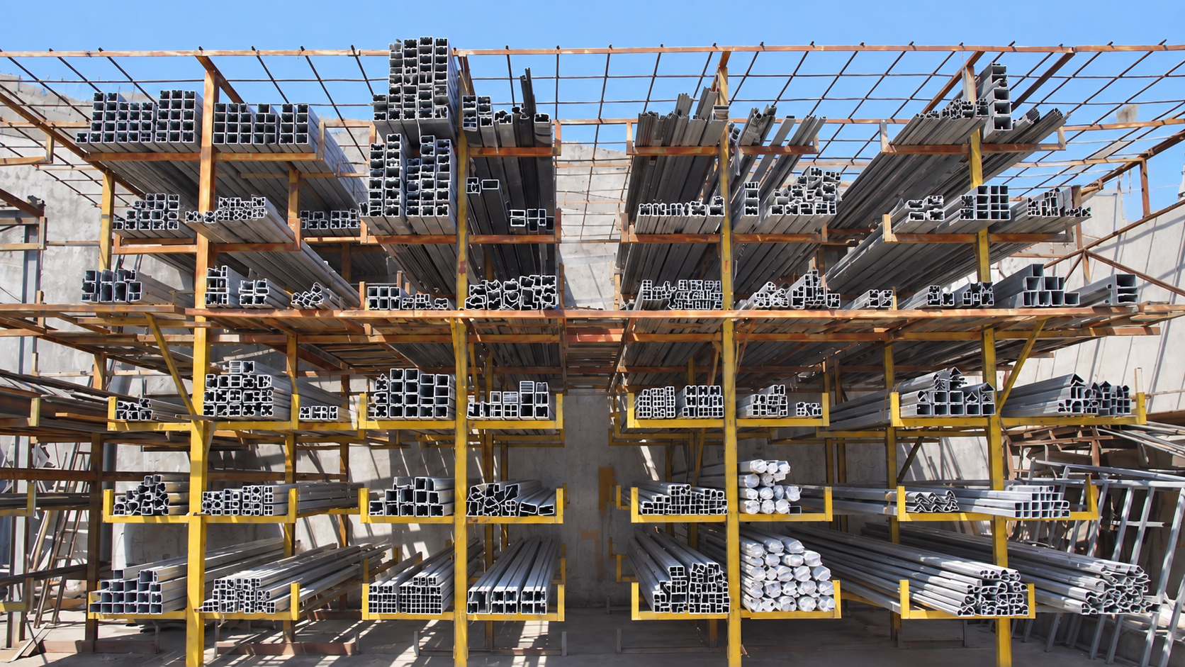 Aluminium profiles batch
