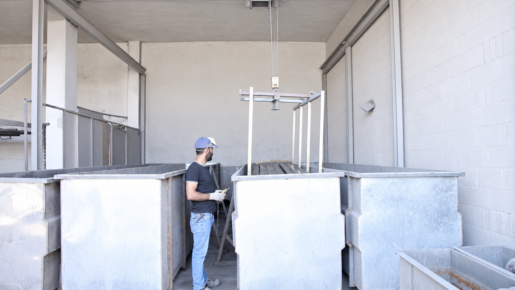 Chemical pretreatment station